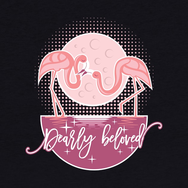 Dearly beloved - flamingos by VisAnastasis